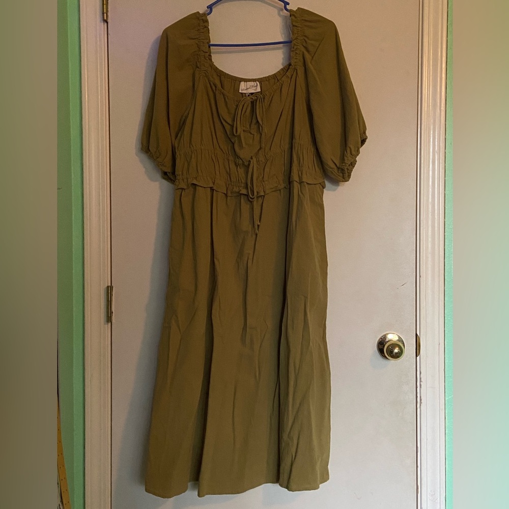 NWT Universal Thread Olive Green Dress